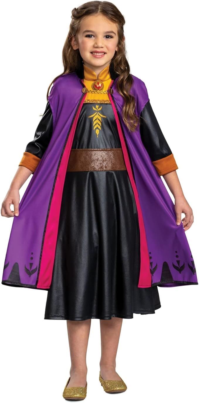 Disney Frozen Princess Anna Travelling Childs Costume - Age 6-8 Years