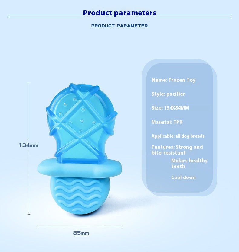 Dog Ice Sucker Cooling Water Injection Ice Candy Molar Toy