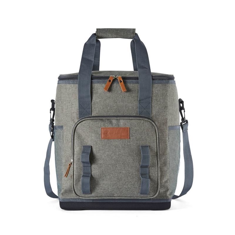 Tower Heritage Cooler Bag Green and Tan