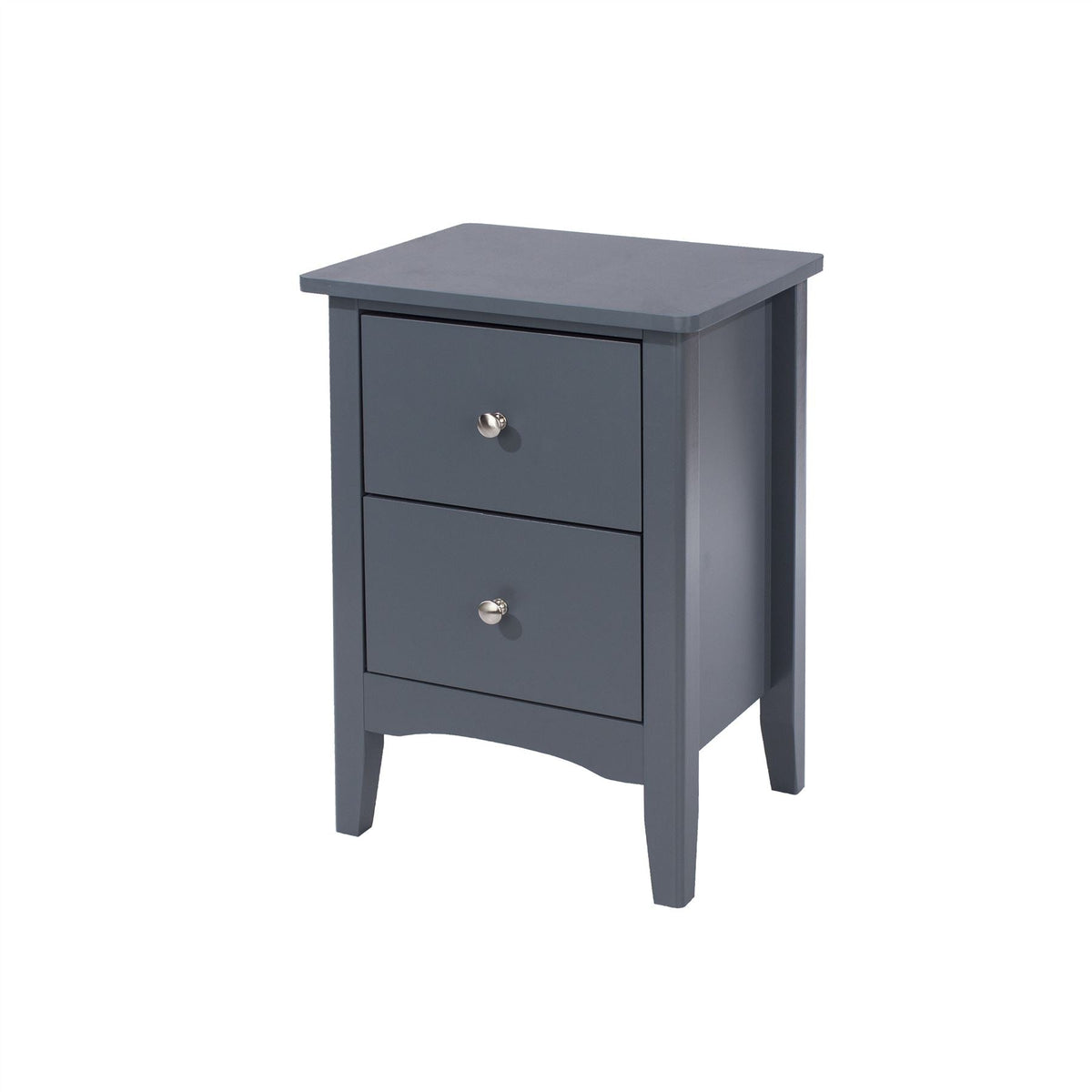 Como Blue 2 Drawer Bedside Cabinet
