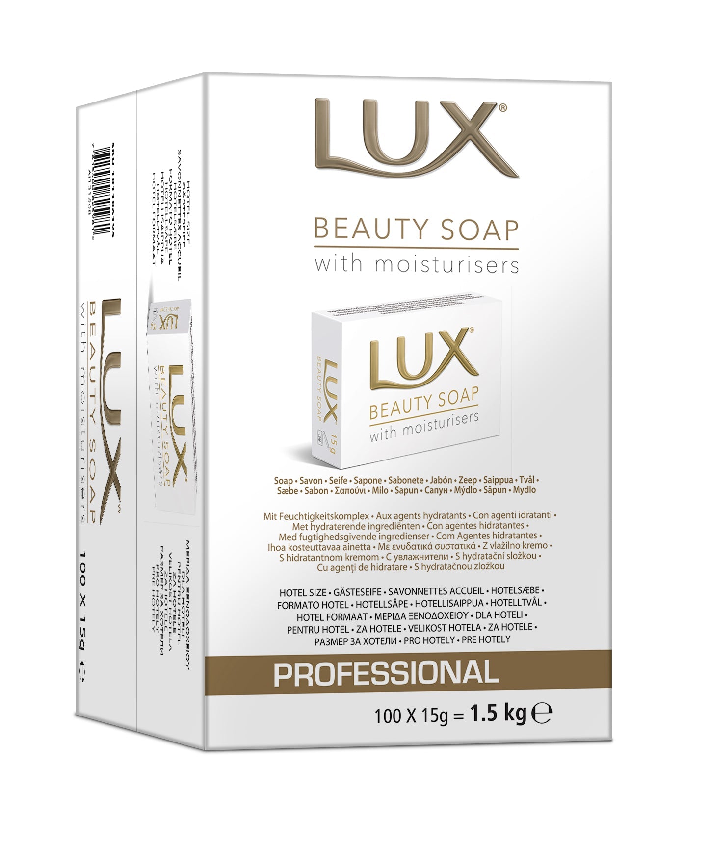 Lux Professional Beauty Seife mit Feuchtigkeitscreme 100 x 15g