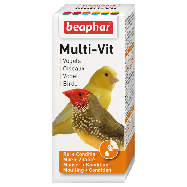 Beaphar Bogena Bird Multi-vit 20ml - Case of 6