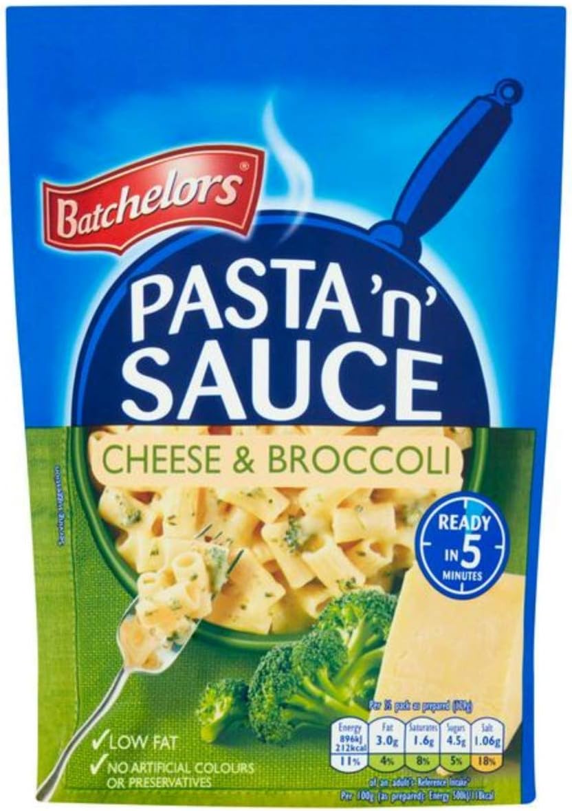 7 x Batchelors Pasta y Salsa Queso y Brócoli - 99g