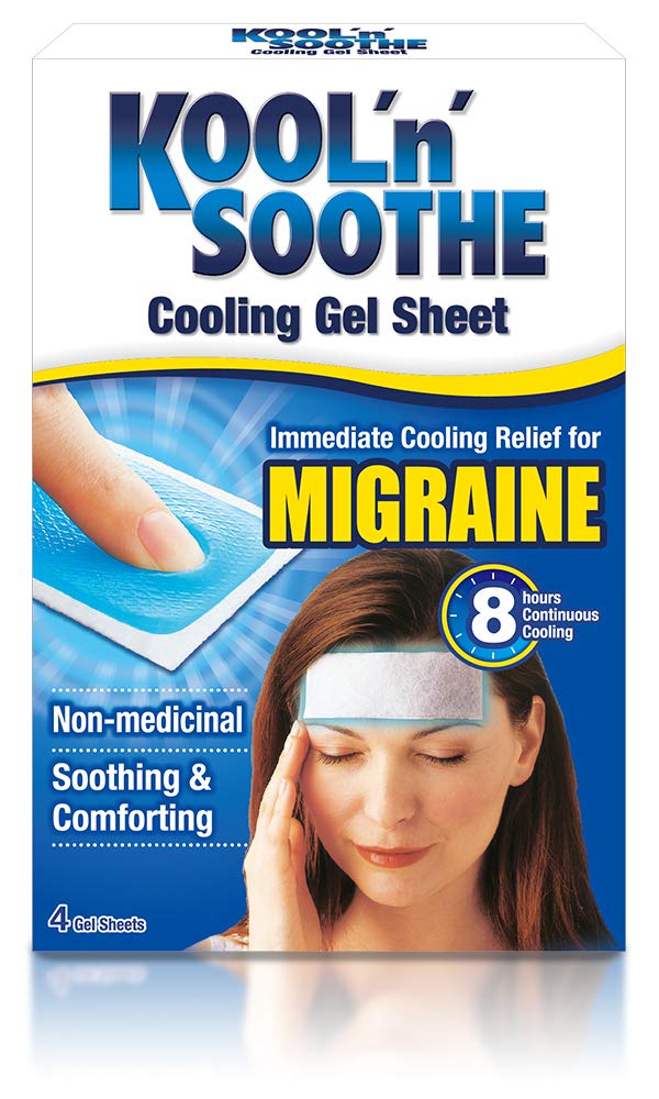 Kool 'n' Soothe Migraine Cooling Strips - 1 Pack of 4