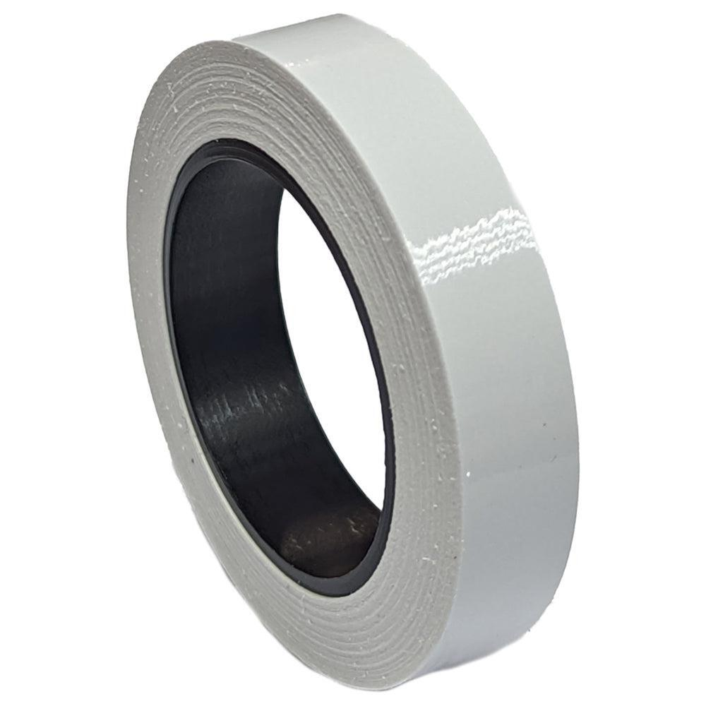 White Vinyl Pin Stripe Tape - 12mm x 10m - Clean Glossy Finish