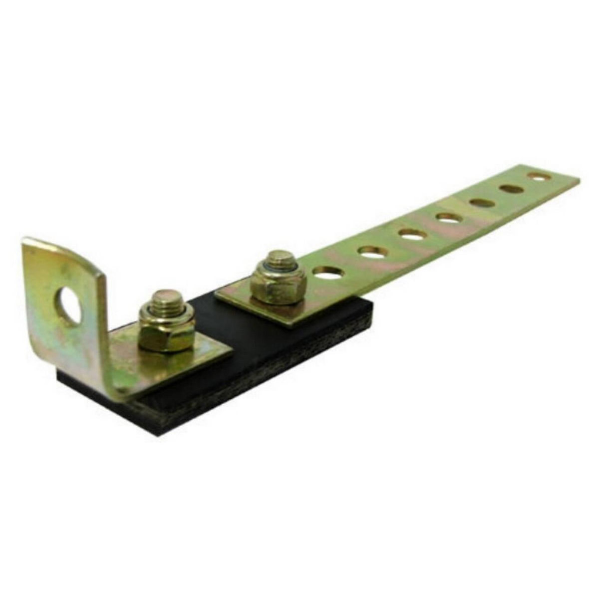 Universal Rubber/Steel Exhaust Mount Bracket Hook with Angled Knuckle Joint - 230mm