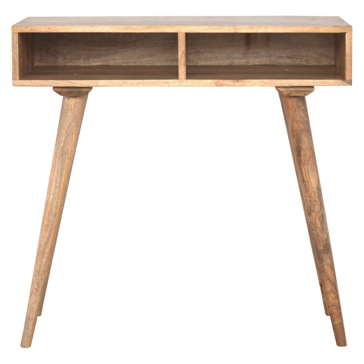 Artisan Nordic Style Open Shelf Writing Desk