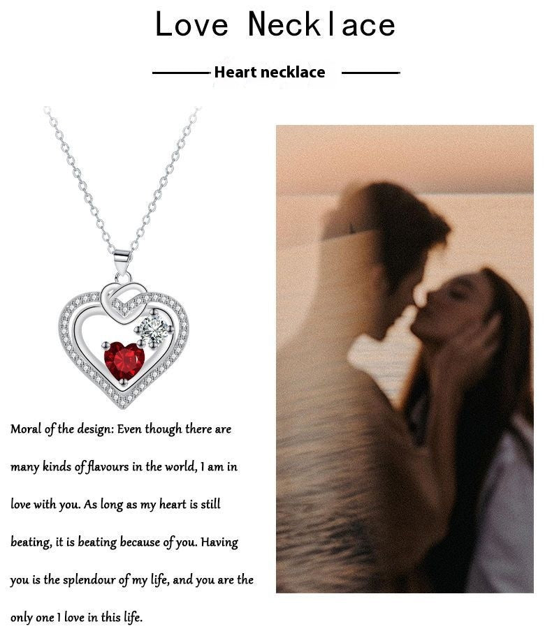 Love Necklace Female Clavicle Chain Valentine's Day Gift