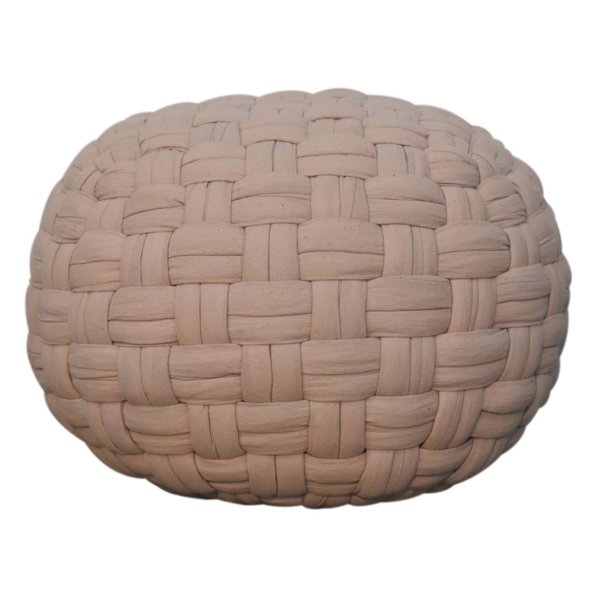 Artisan Tube Pouffe Cream