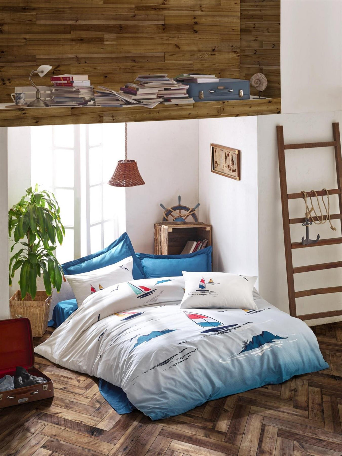 Cotton Box Maritime Duvet Set - Single