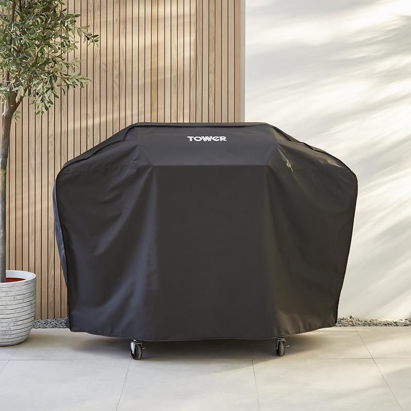 Tower 4 Burner Gas BBQ Cover Black