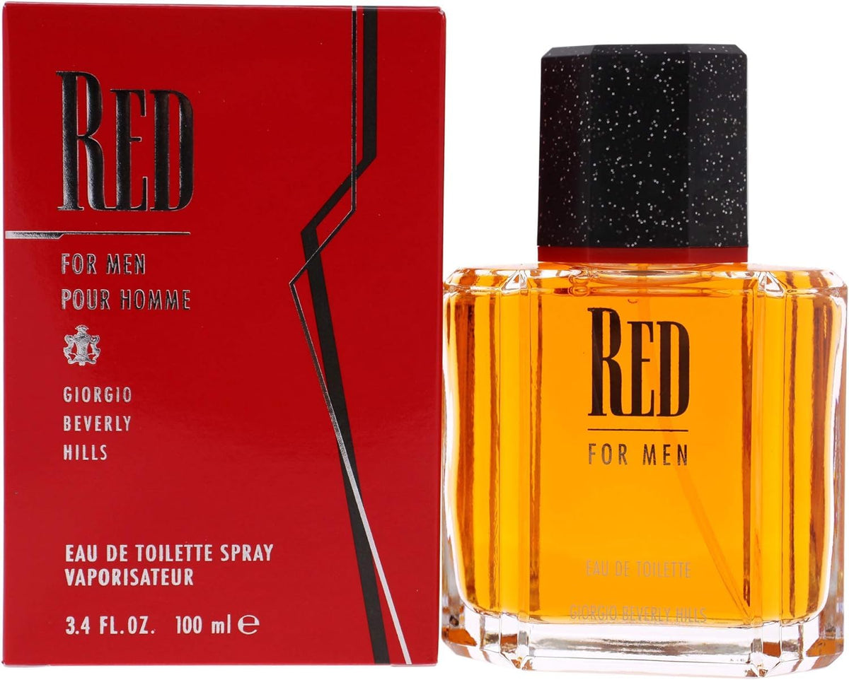 Giorgio Beverly Hills Red for Men Eau De Toilette Spray 100ml