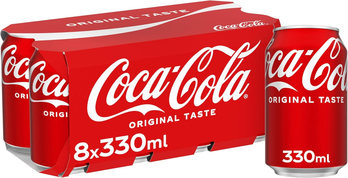 3 x Coca Cola Original 8er-Pack Dosen - 8X330ML