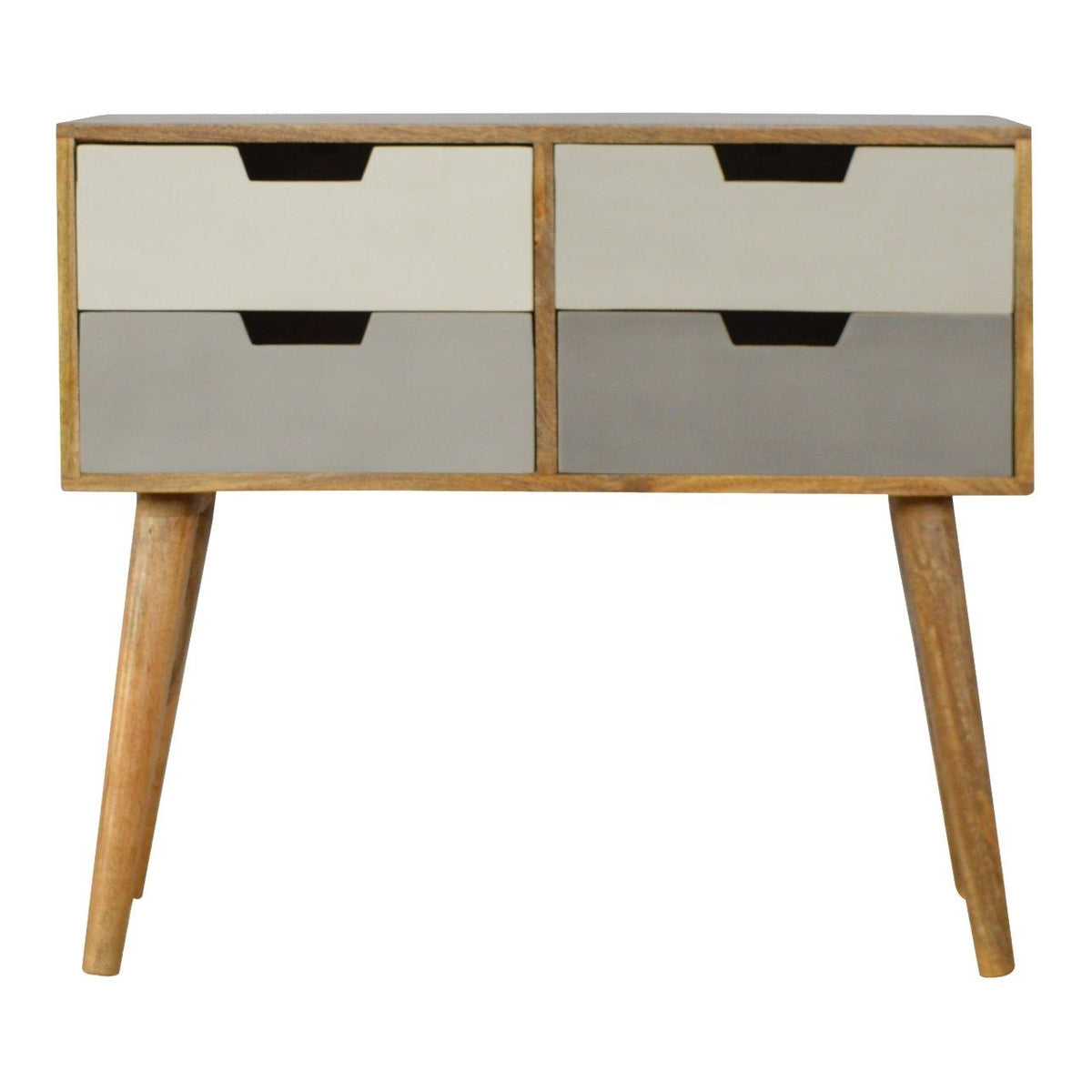 Artisan Grey and White Gradient Sideboard