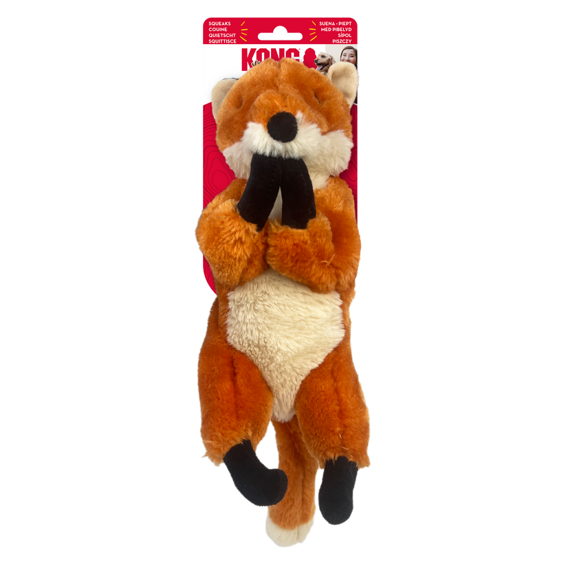 KONG Wild Low Stuff Fox - Case of 24