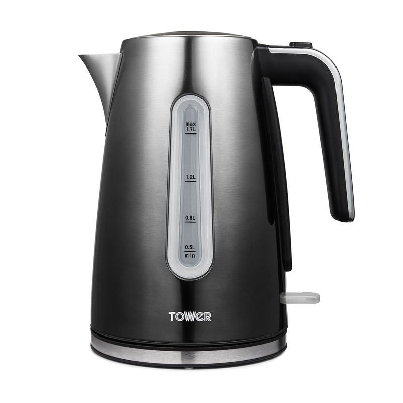 Tower Infinity Ombre 3KW 1.7L Black Open Handle Kettle UK Plug