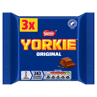 14 x Yorkie Milk Paquete de 3 - 3X46GM