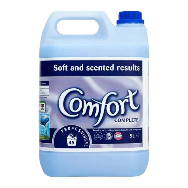 2 x Comfort Complete Dilute Professional Fabric Conditioner 5L (66 Washes Each)