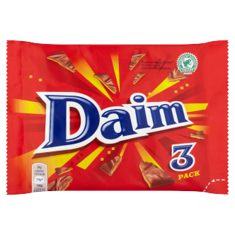 Barritas de chocolate Daim - Paquete de 3 (84g) - Caja de 24 multipacks