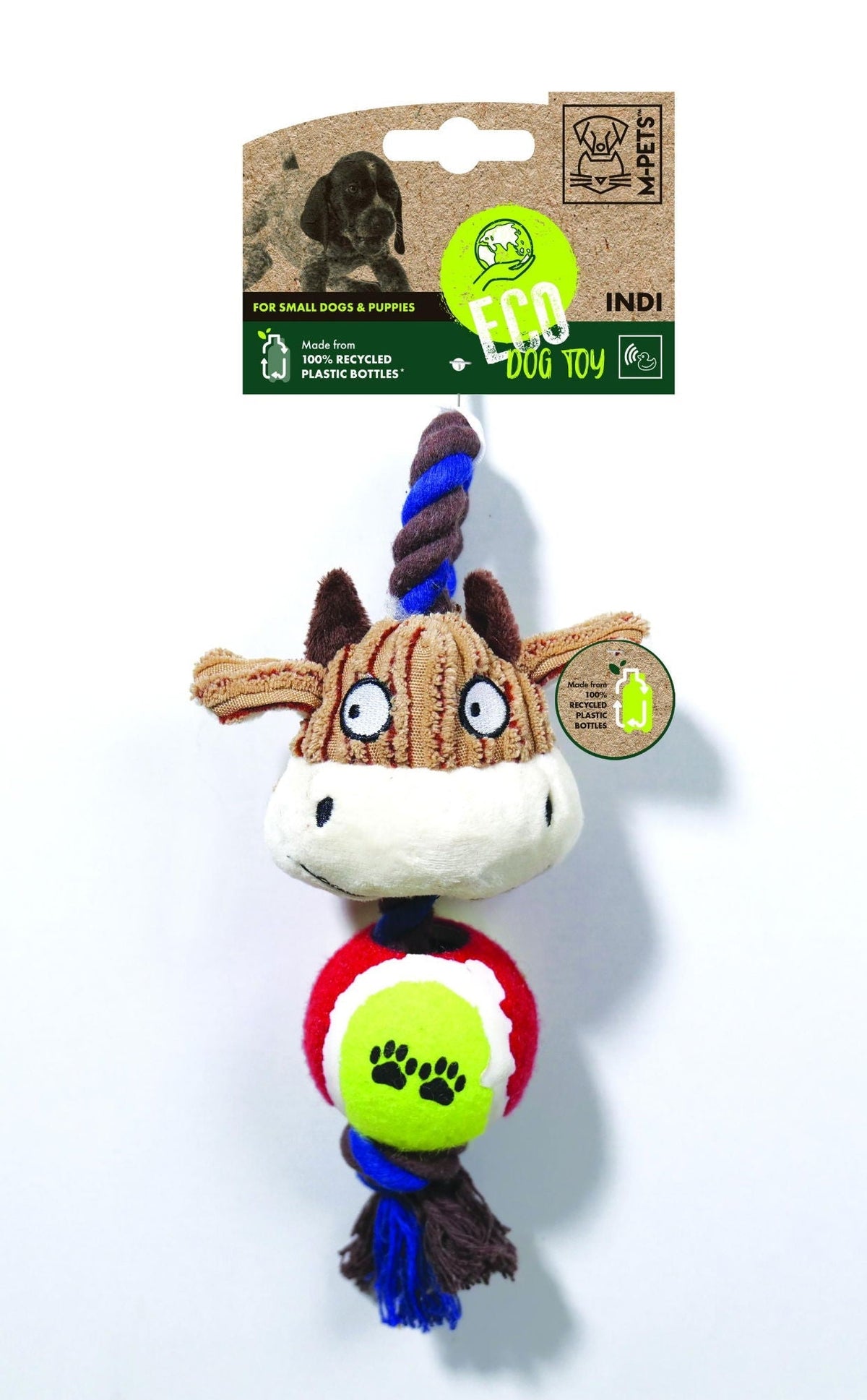 M-PETS Eco Dog Toy Indi