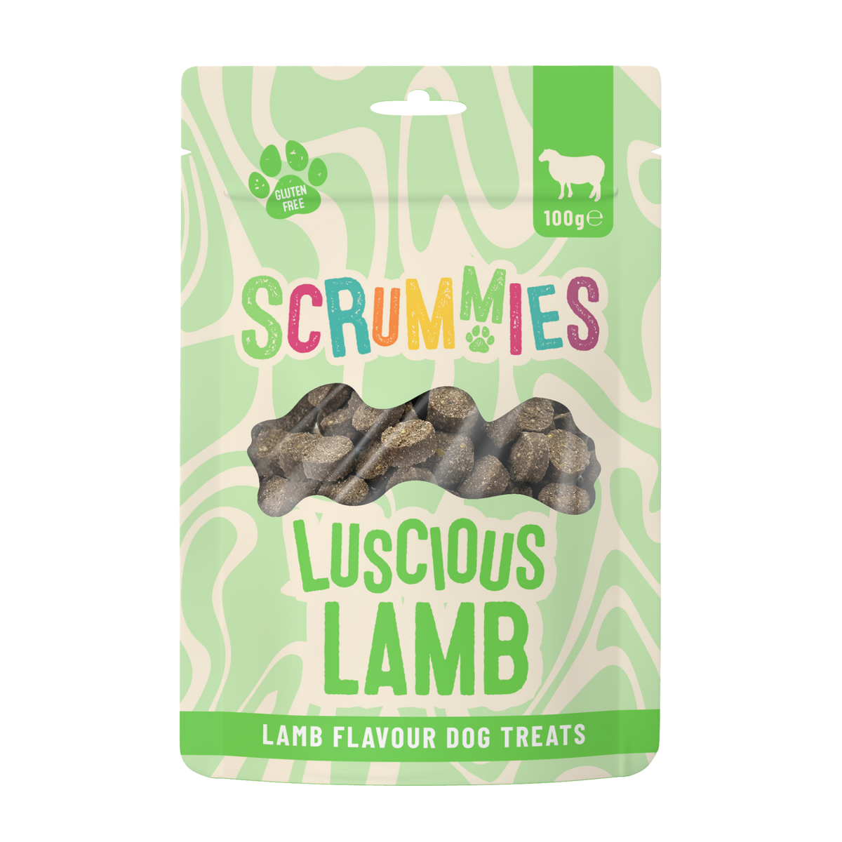 Scrummies Lamb Treats 100g - Case of 16
