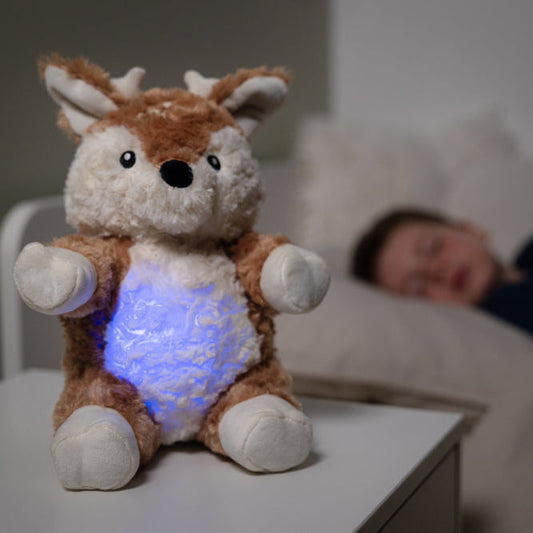 Cloud b LoveLight Buddies Finley the Fawn Night Light | Plush Toy & Portable Lantern