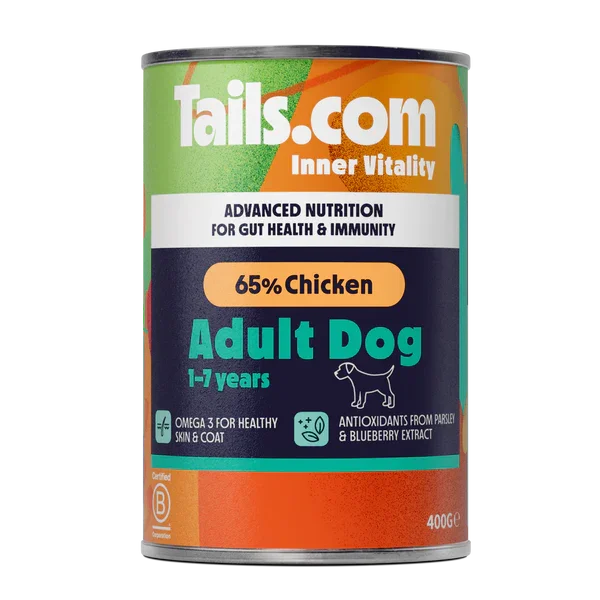 Tails.com Inner Vitality Adult Chicken Can 400g
