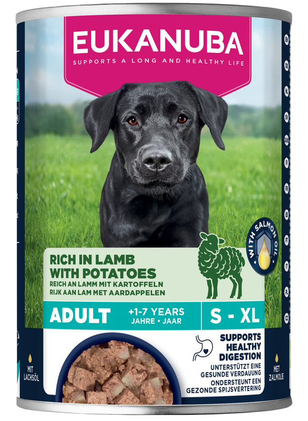 Eukanuba Dog Can Life Care Adult All Breeds Lamb and Potato 400g - Case of 6