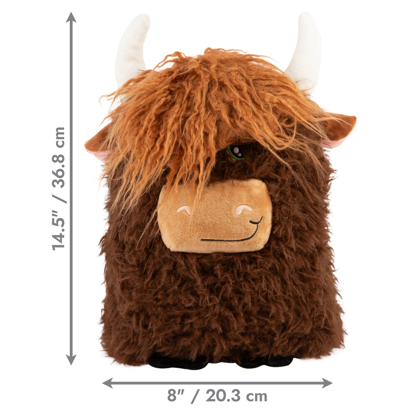 KONG Comfort Jumbo Highland Cow Assorted XL - Case of 12