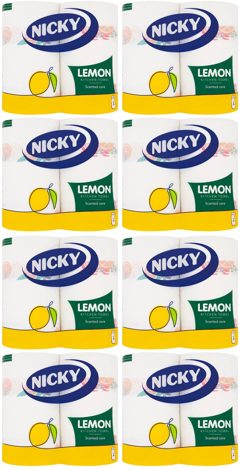 8 x Nicky Lemon Küchenrolle 2 Rollen