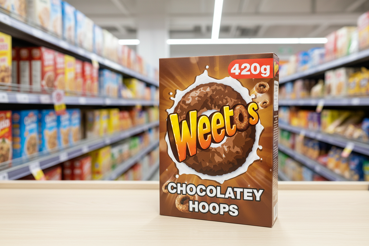 8 x Weetos Chocolate Hoops 420G