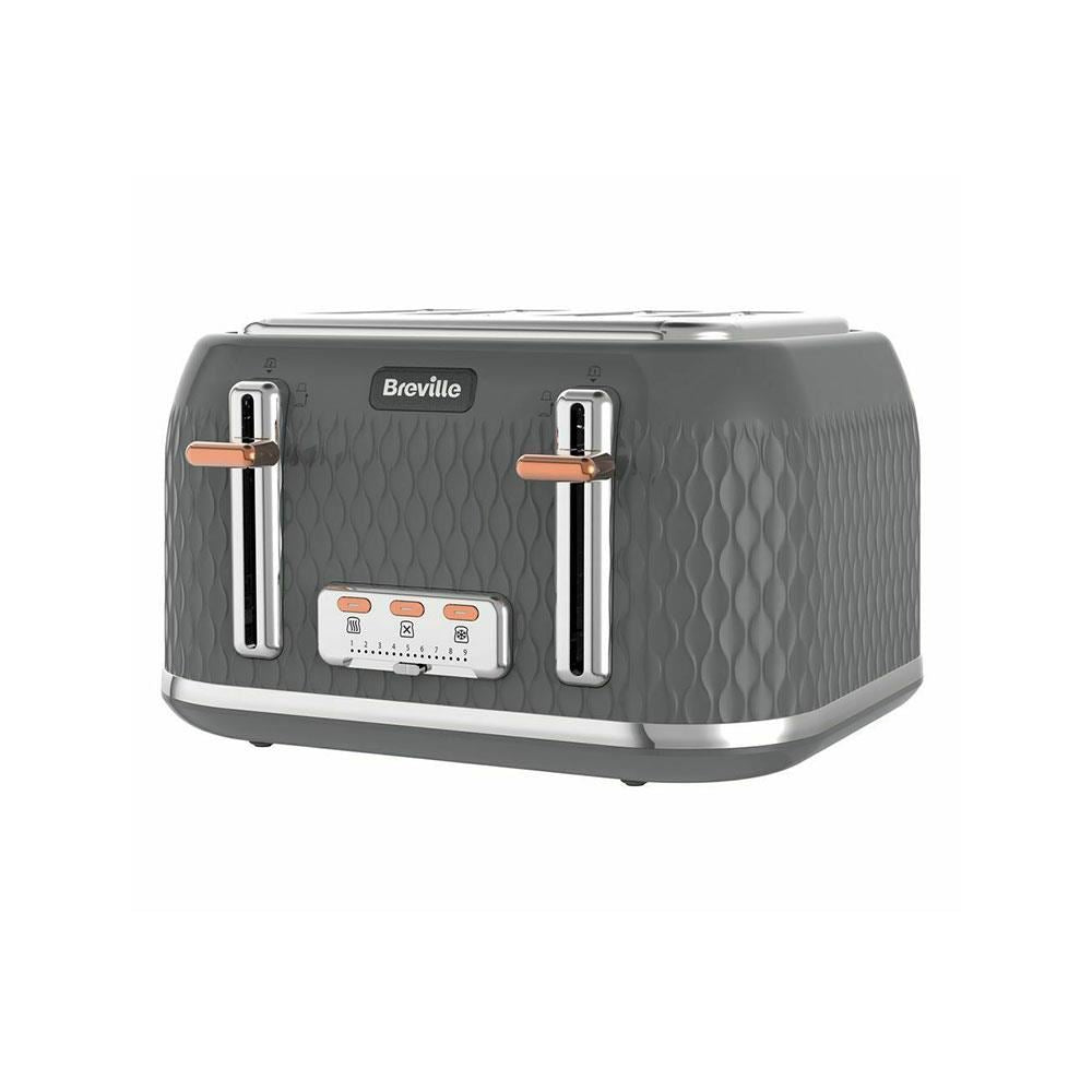 Breville Curve Graphite 4 Slice Toaster UK Plug