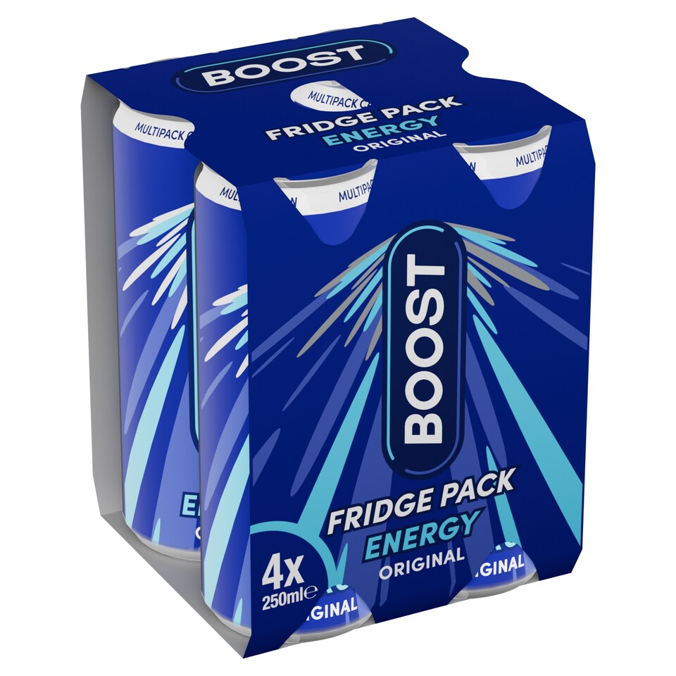 6 x Boost Energy Original Kühlschrankpackung 4 X 250Ml