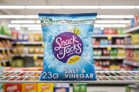 Snack A Jacks Salz & Essig Reiswaffeln | 24 x 23g Multipack
