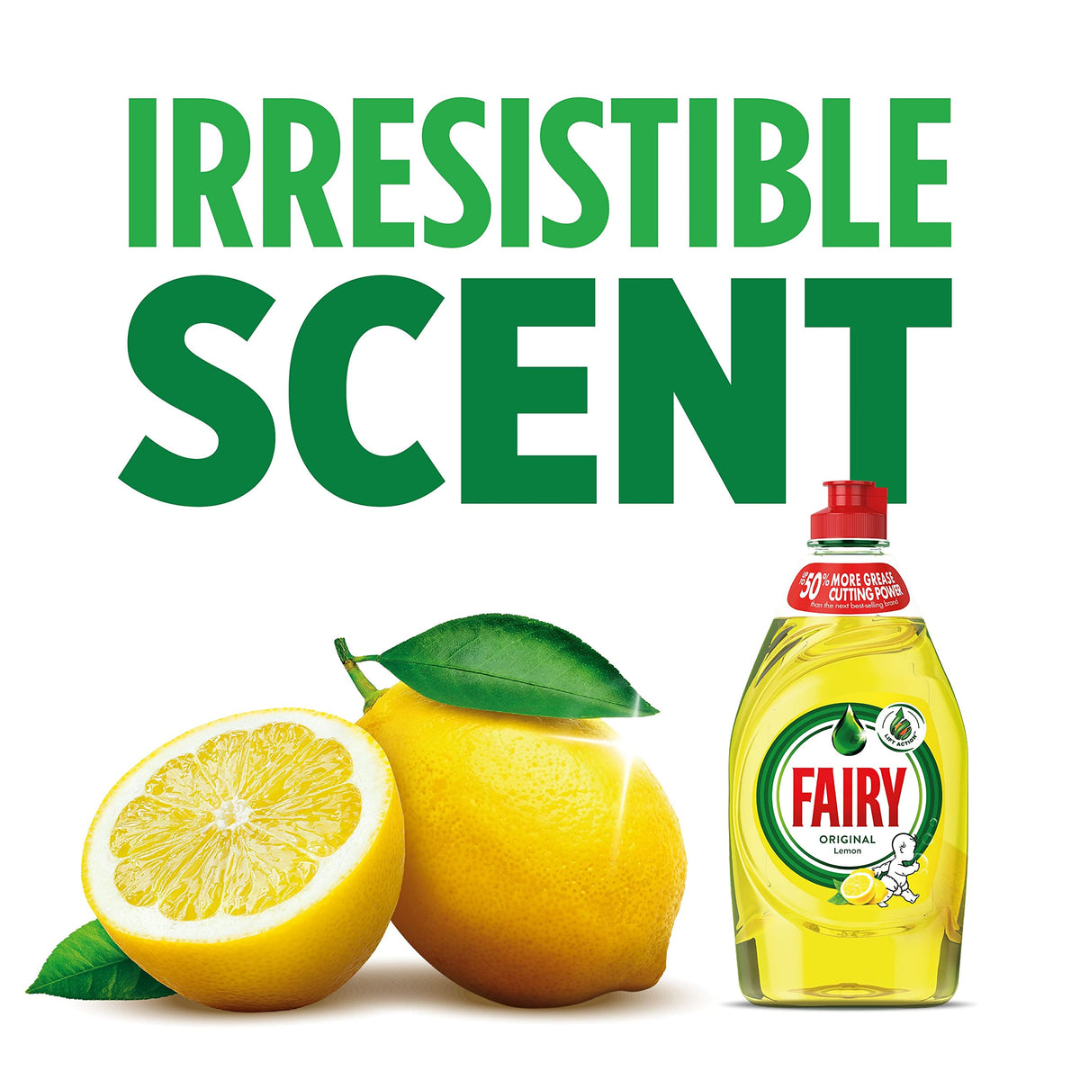 Fairy Lemon Washing Up Liquid, 654ml