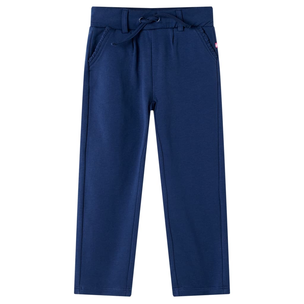 Kids' Pants With Drawstring Navy 116