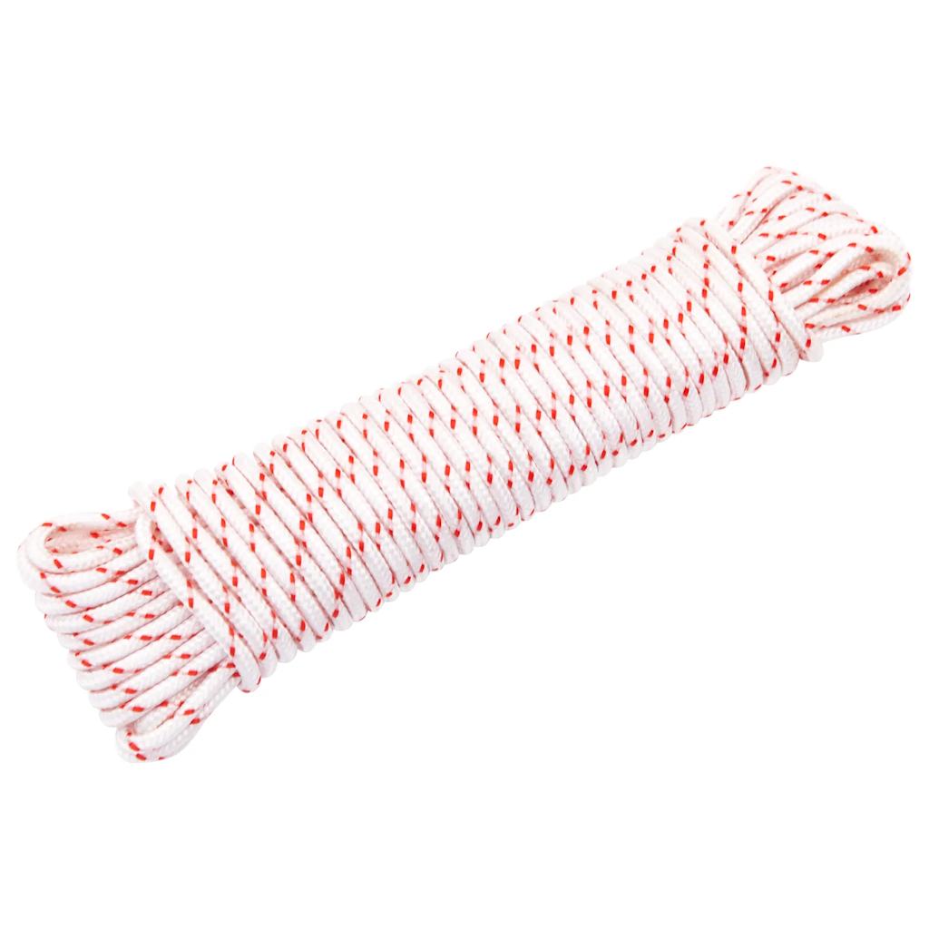 Pull Starter Cord White And Red Ø 10 M Nylon