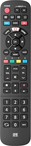 One For All URC4914 Replacement Panasonic TV Remote Control
