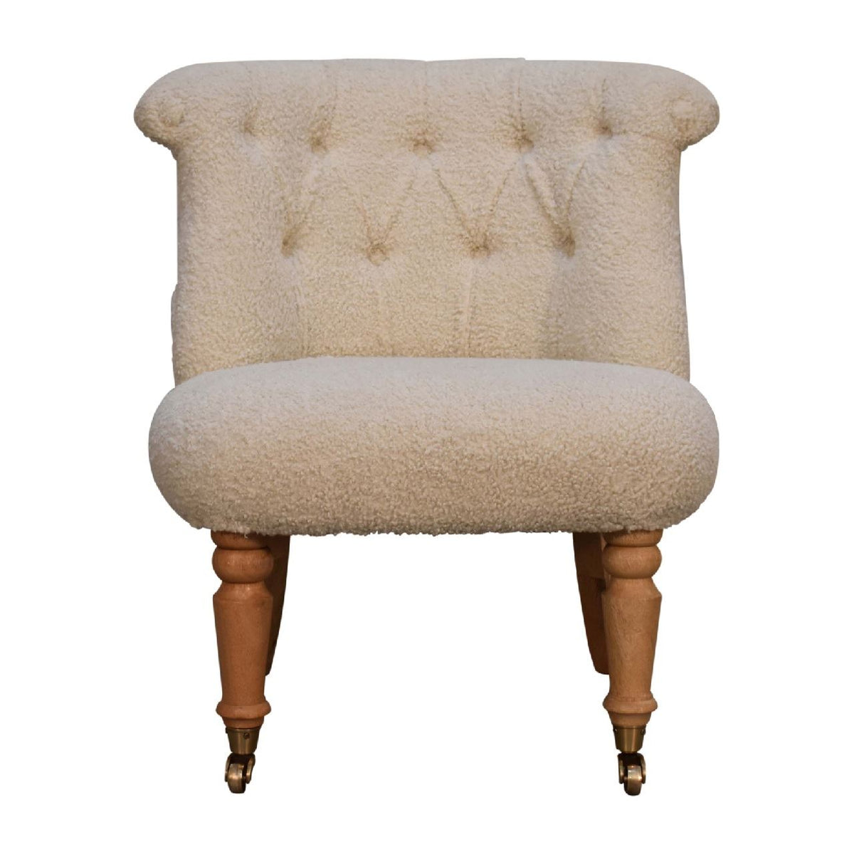 Artisan Boucle Cream Accent Chair