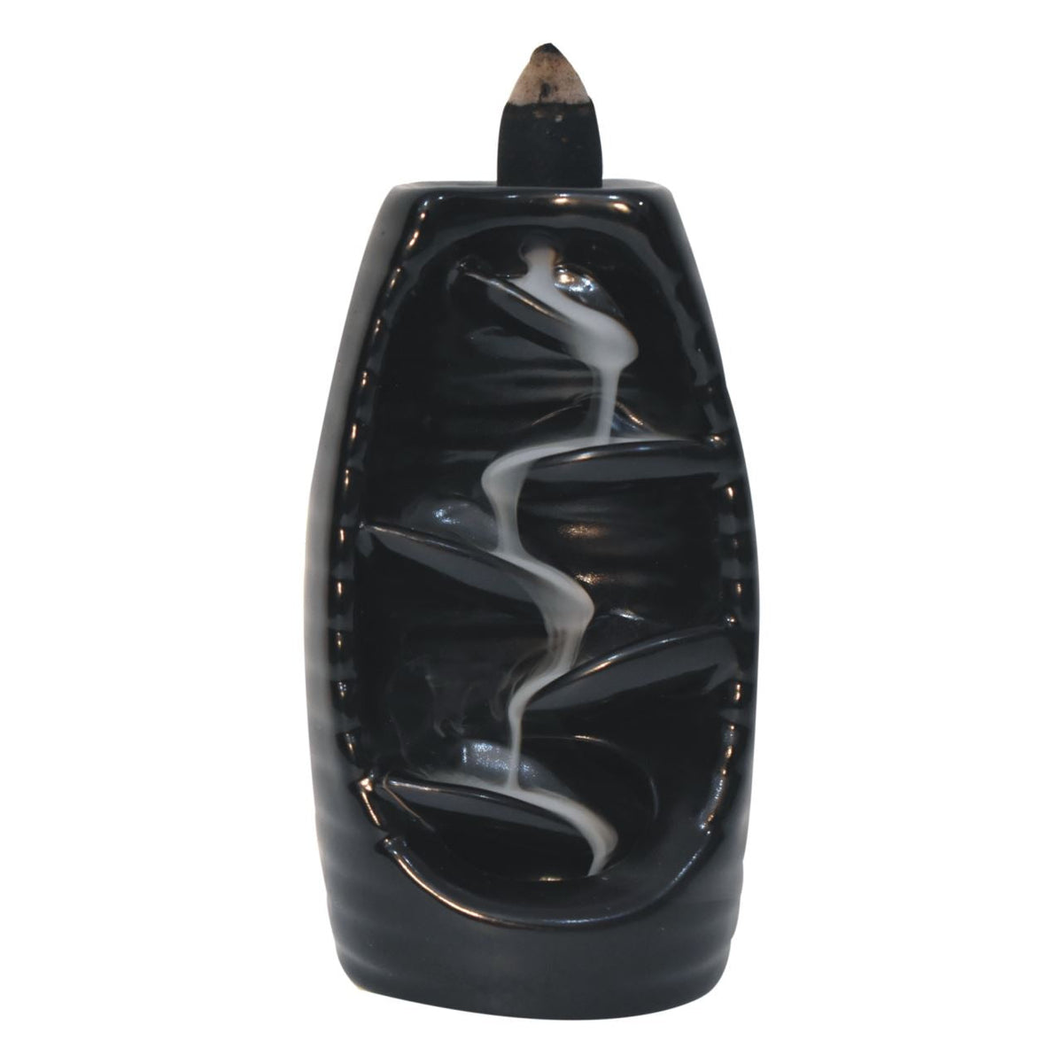 Artisan Oval Back Flow Burner Fountain Set - Cone Fragrances: Rose, Lavender, Jasmine, Tuberose, Incense Fragrances: Mango, Apple, Pineapple & Orange