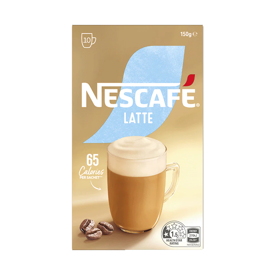 6 x Sobres de Café Latte Espumoso Nescafé - 126