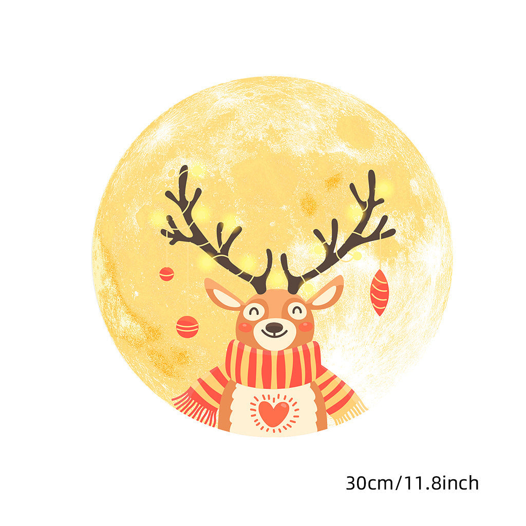 Christmas Moon Wall Stickers