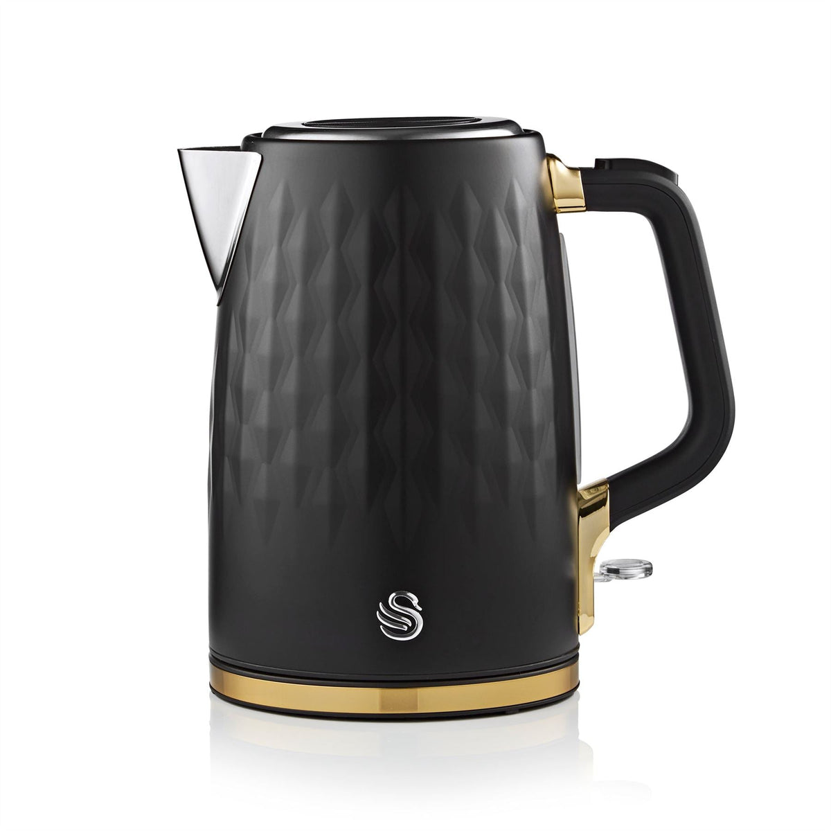 Swan Black 1.7L Gatsby Jug Kettle
