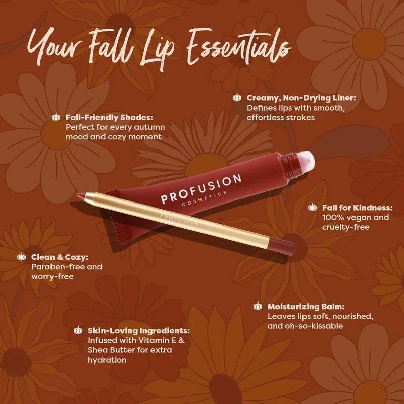 Pumpkin Spice | Cashmere Lips Lipliner & Balm Duo