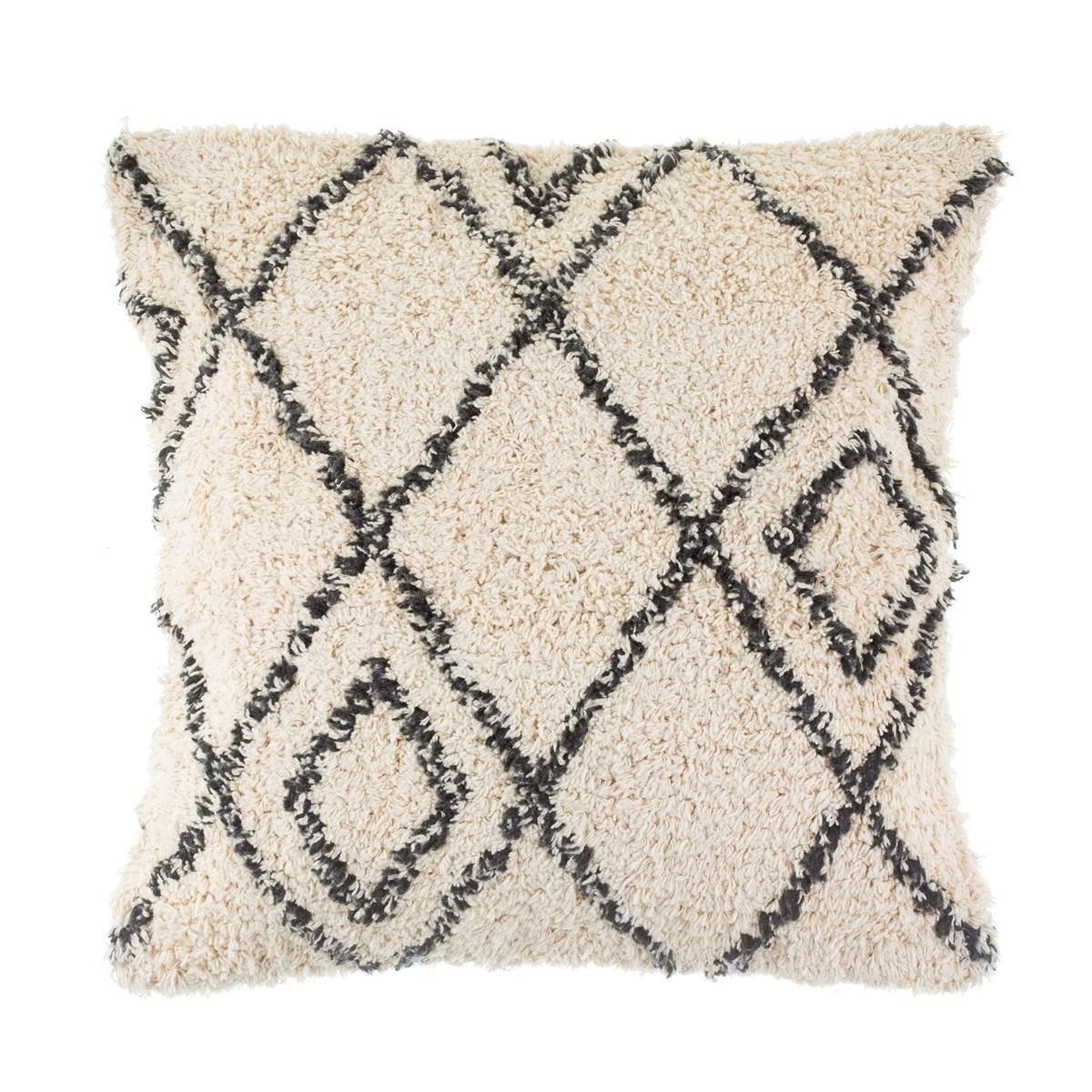 Sass & Belle Berber Style Diamonds Tufted Cushion