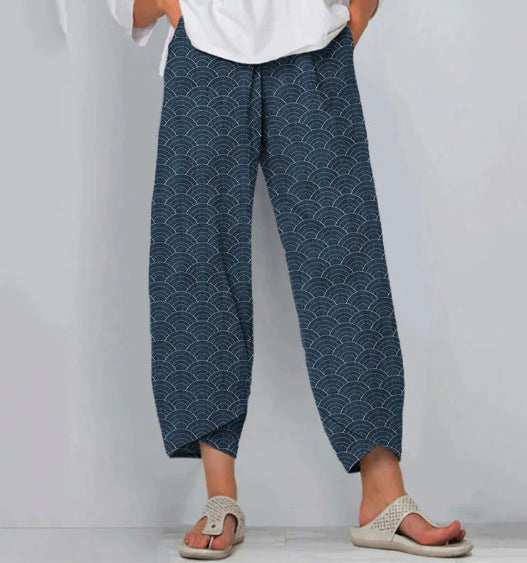 Wide Leg Pants Loose Casual Cotton Linen