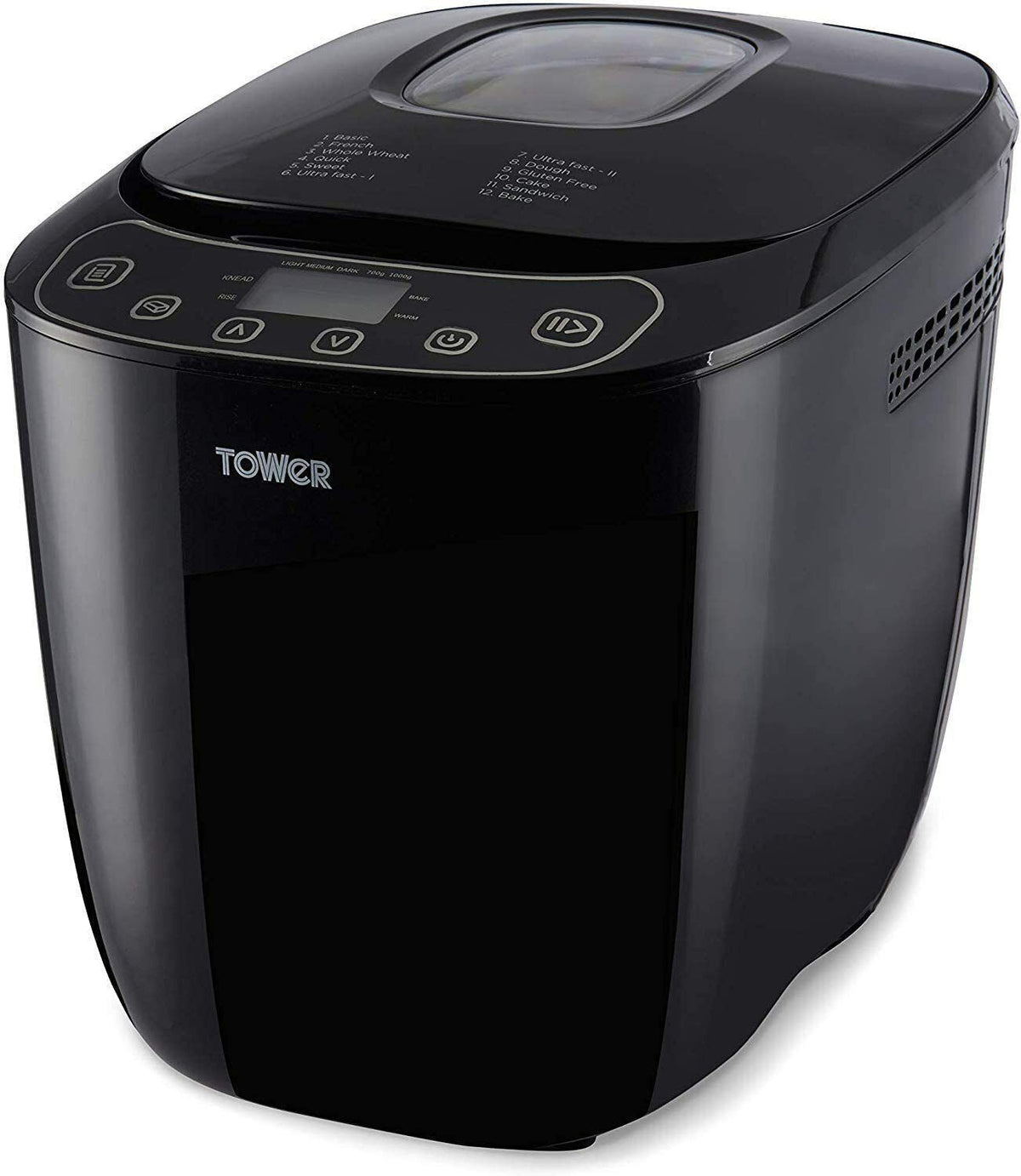 Tower Black 2lb Gluten Free Digital Breadmaker