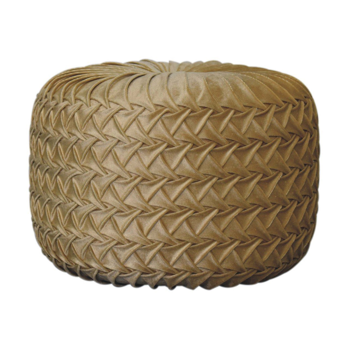 Artisan Ochre Hart Pouffe