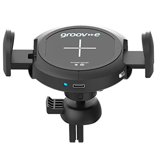 Groov-e GVWM6BK Universal Automatic In-Car Holder with Wireless Charging 10W