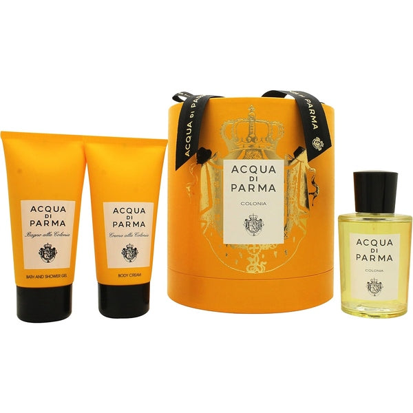 Acqua di Parma Colonia Gift Set 100ml EDC + 75ml Shower Gel + 75ml Body Cream